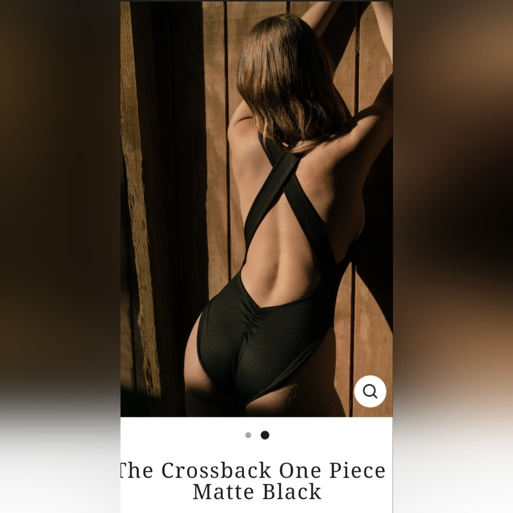 Londre Bodywear Crossback One Piece Matte Black